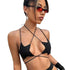 Drawstring Gothic Five Pointed Star Top